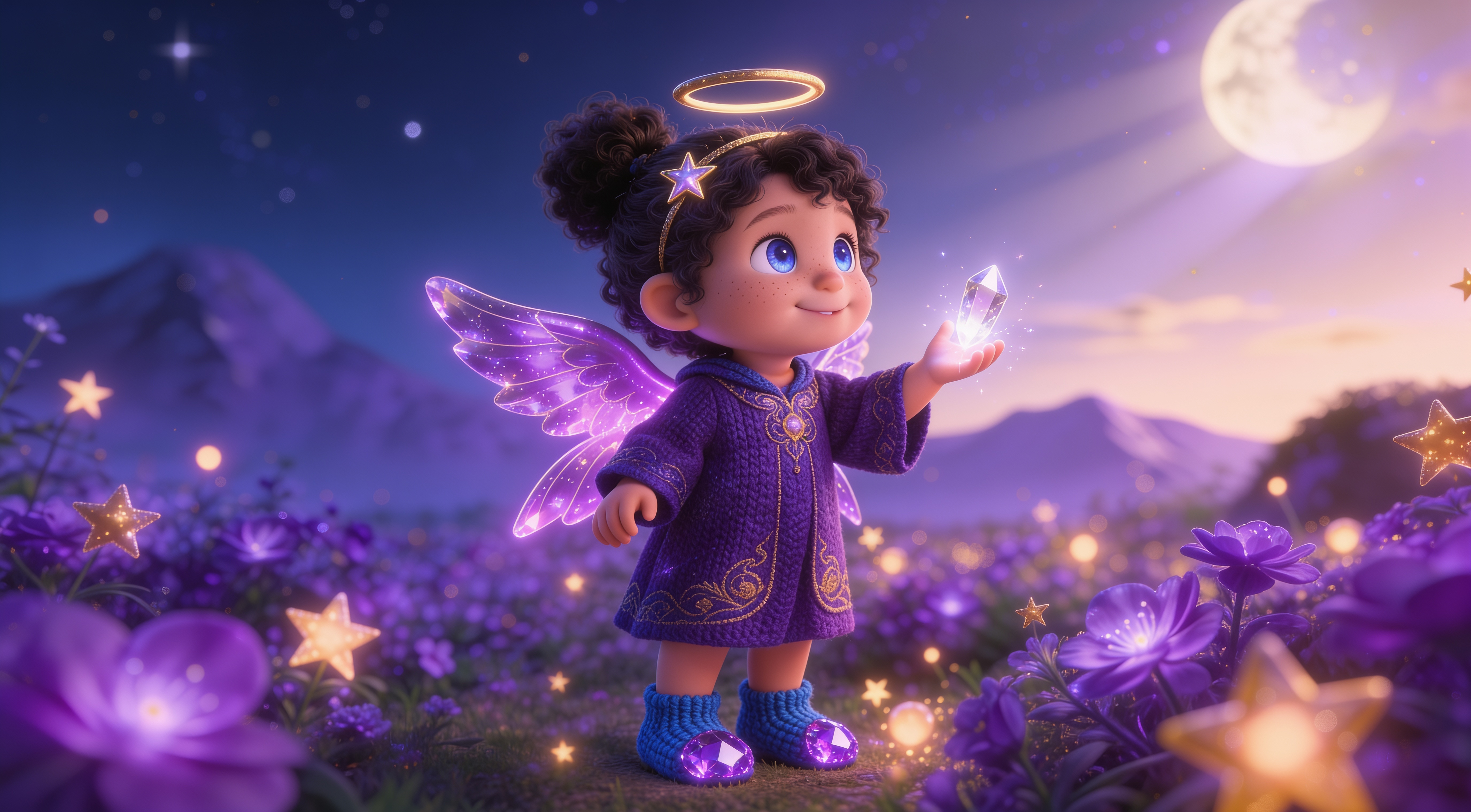 Nova, the Indigo Dreamer Angel Baby